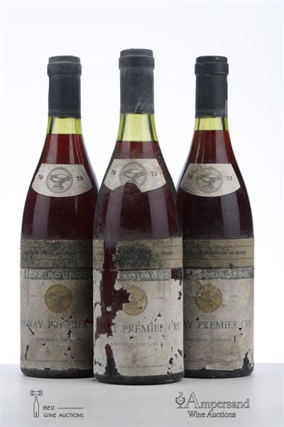 VOLNAY 1ER CRU 1973 - Louis Bourgeois - 3 Bottles