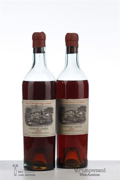 LAFITE ROTHSCHILD 1939 - Mc - 2 Bottles