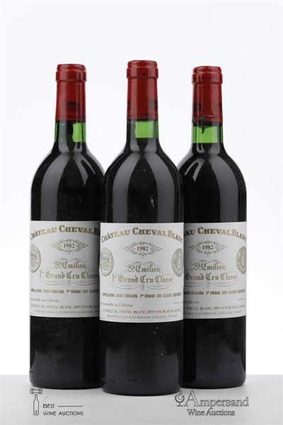 CHEVAL BLANC 1982 - Mc - 3 Bottles