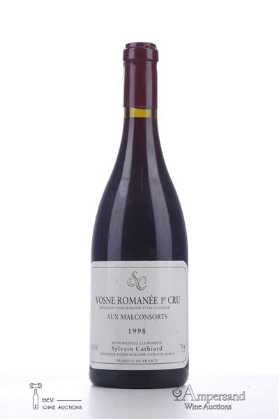 VOSNE ROMANEE AUX MALCONSORTS 1998 - Sylvain Cathiard - 1 Bottle