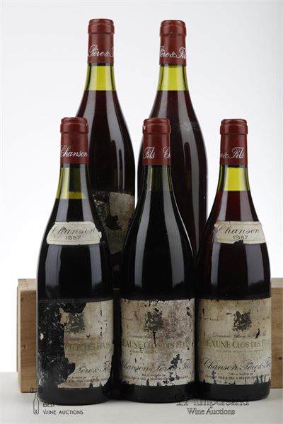 BEAUNE CLOS DES FEVES 1987 - Chanson - 5 Bottles