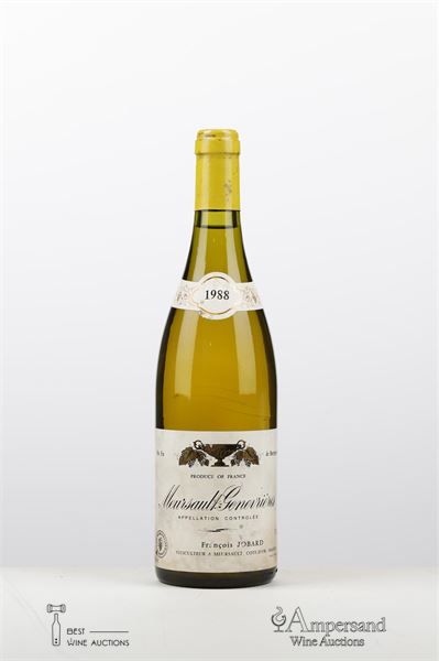 MEURSAULT GENEVRIERES 1988 - Francois Jobard - 1 Bottle