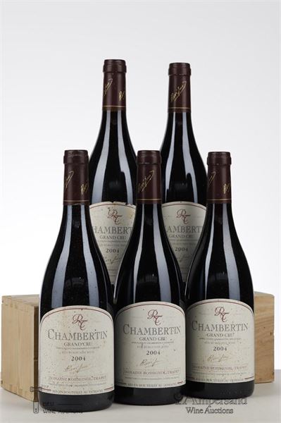 CHAMBERTIN 2004 - Rossignol Trapet - 5 Bottles