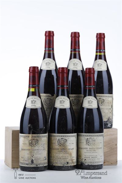 ROMANEE ST VIVANT 1996 - Louis Jadot - 6 Bottles
