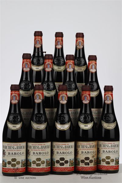 BAROLO 1964 - Marchesi di Barolo - 12 Bottles