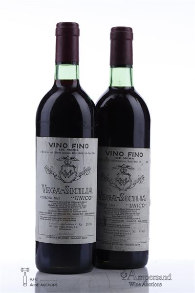 VEGA SICILIA UNICO 1965 - Vega Sicilia - 2 Bottles