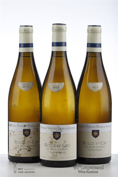 RULLY BLANC LE MEIX CADOT VIEILLES VIGNES 2012 - Dureuil Janthial - 3 Bottles