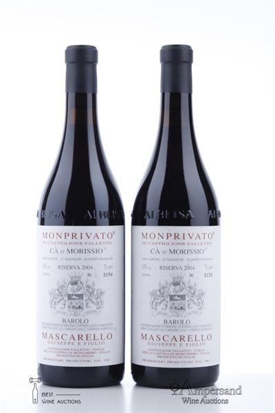 BAROLO RISERVA CA D'MORISSIO 2004 - Giuseppe Mascarello - 2 Bottles