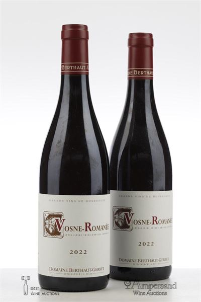VOSNE ROMANEE 2022 - Berthaut Gerbet - 2 Bottles