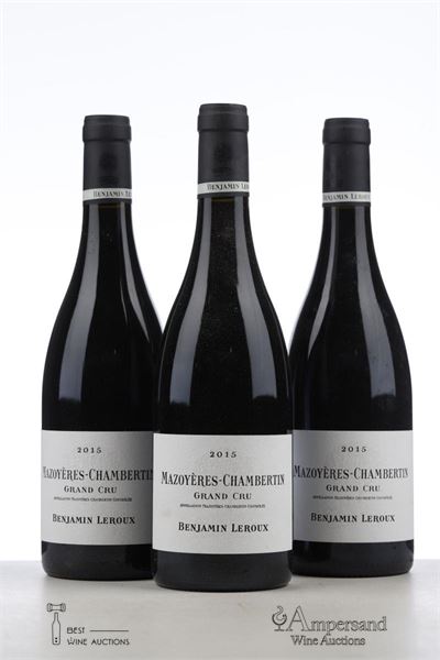 MAZOYERES CHAMBERTIN 2015 - Benjamin Leroux - 3 Bottles
