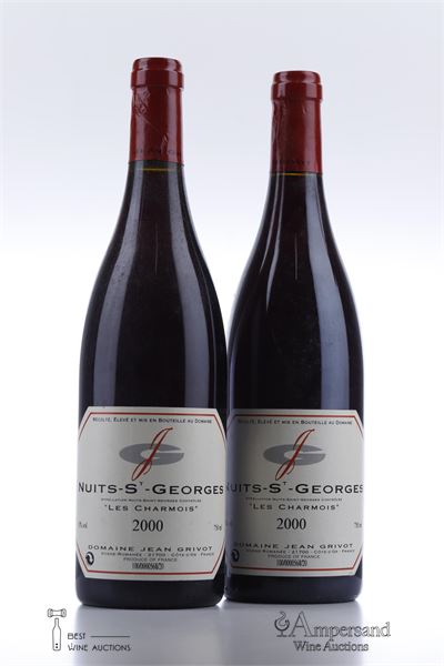 NUITS ST GEORGES LES CHARMOIS 2000 - Jean Grivot - 2 Bottles