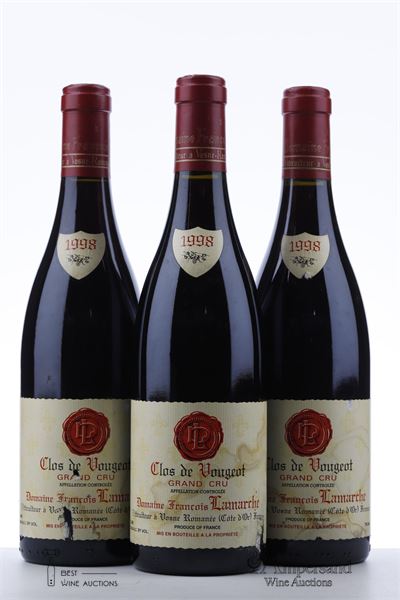 CLOS VOUGEOT 1998 - Lamarche - 3 Bottles