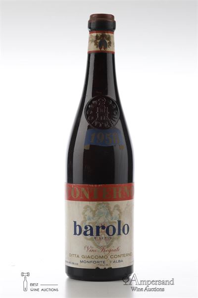BAROLO RISERVA 1958 - Giacomo Conterno  - 1 Bottle