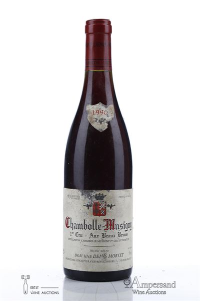CHAMBOLLE MUSIGNY AUX BEAUX BRUNS 1990 - Denis Mortet - 1 Bottle