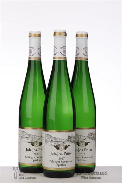 RIESLING ZELTINGER SONNENUHR SPATLESE 2017 - JJ Prum - 3 Bottles