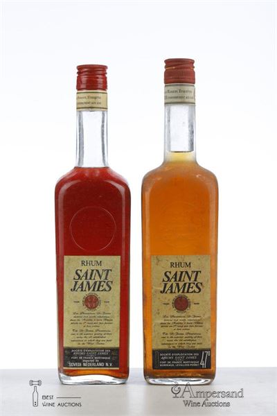 RHUM SAINT JAMES NV - Saint James - 70ies - 47° - 2 x 0,7Ltr