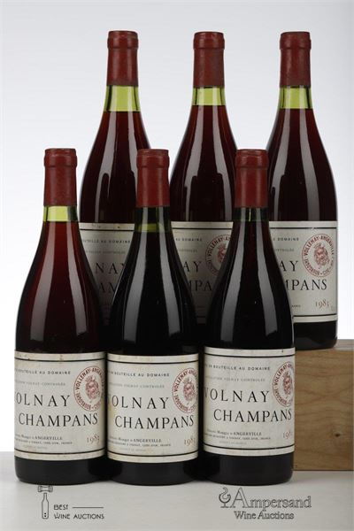 VOLNAY CHAMPANS 1983 - Marquis d'Angerville  - 6 Bottles