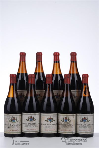CLOS VOUGEOT 1959 - Arthur Barolet - 9 Bottles