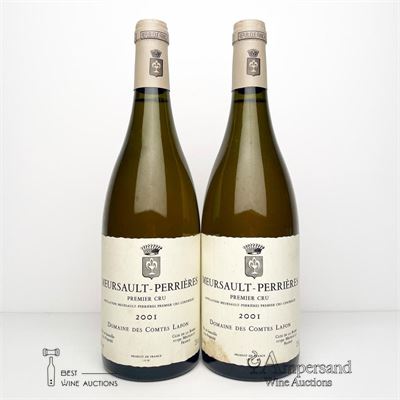 MEURSAULT PERRIERES 2001 - Comtes Lafon - 2 Bottles