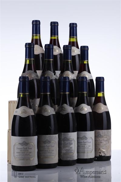 MERCUREY 1ER CRU CLOS DE PARADIS 1990 - Emile Voarick - 12 Bottles