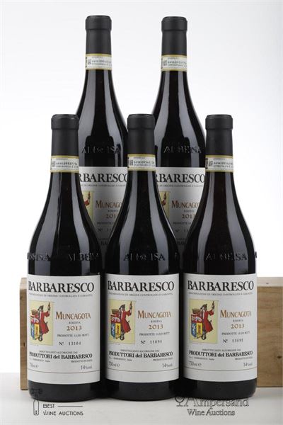 BARBARESCO RISERVA MUNCAGOTA 2013 - Produttori del Barbaresco - 5 Bottles