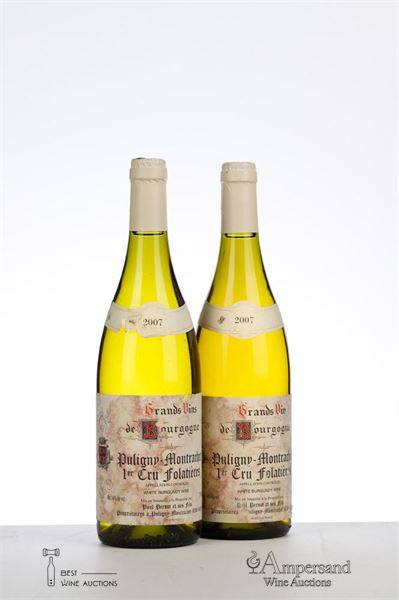 PULIGNY MONTRACHET FOLATIERES 2007 - Paul Pernot - 2 Bottles