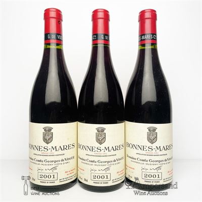 BONNES MARES 2001 - Comte de Vogue - 3 Bottles