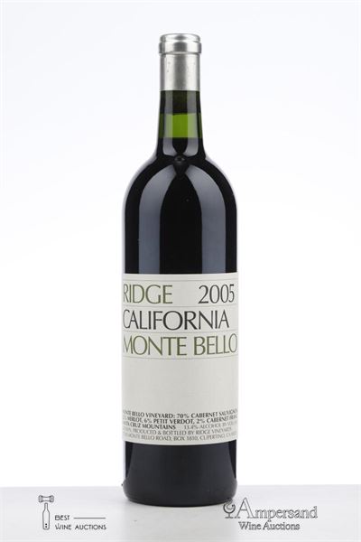 RIDGE MONTE BELLO 2005 - Ridge Vineyards - 1 Bottle