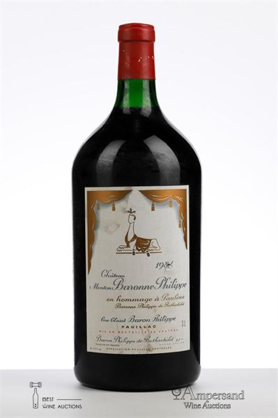 MOUTON BARONNE PHILIPPE 1984  - 3 Liter Bottle
