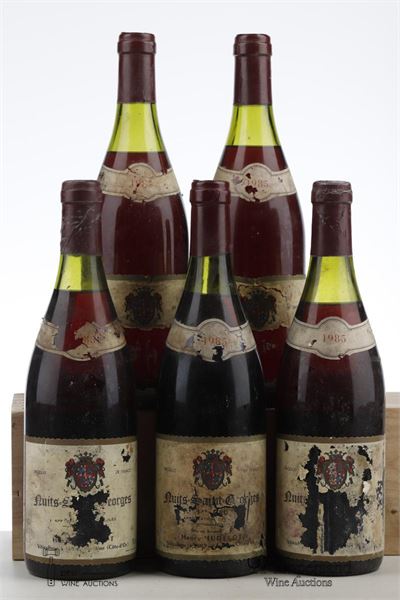 NUITS ST GEORGES 1985 - Henry Hudelot - 5 Bottles