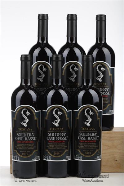 100% SANGIOVESE CASE BASSE 2019 - Soldera - 6 Bottles