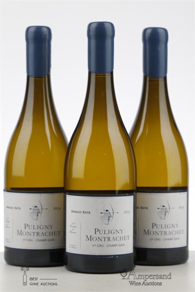 PULIGNY MONTRACHET CHAMP GAIN 2014 - Arnaud Ente - 3 Bottles