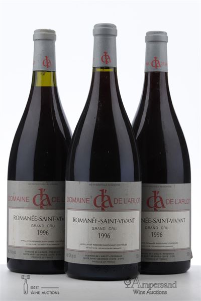 ROMANEE ST VIVANT 1996 - Domaine de l'Arlot - 3 Magnums