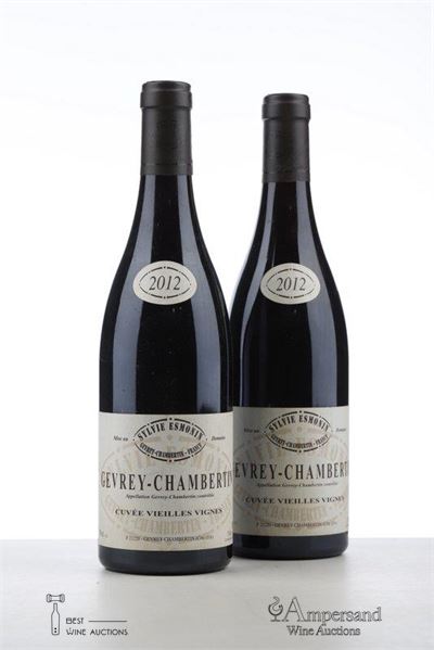 GEVREY CHAMBERTIN CUVEE VIEILLES VIGNES 2012 - Sylvie Esmonin - 2 Bottles