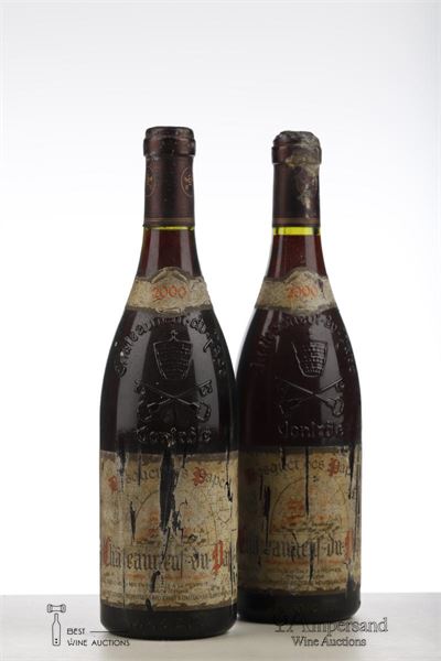 CHATEAUNEUF DU PAPE BOSQUET DES PAPES CUVEE CLASSIQUE 2000 - Maurice Boiron - 2 Bottles