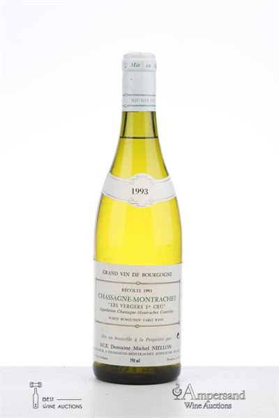 CHASSAGNE MONTRACHET BLANC LES VERGERS 1993 - Michel Niellon - 1 Bottle