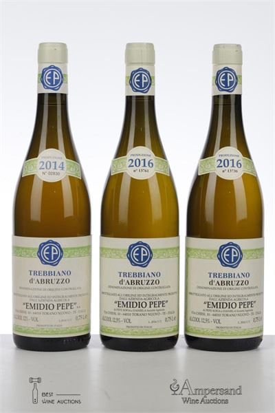 TREBBIANO D'ABRUZZO 1*2014 + 2*2016 MIXED - Emidio Pepe - 3 Bottles
