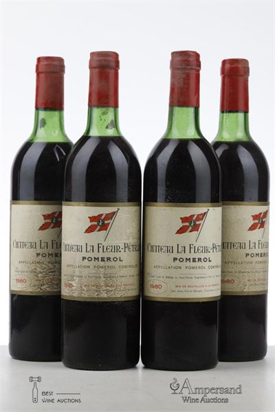 LA FLEUR PETRUS 1980 - Mc - 4 Bottles