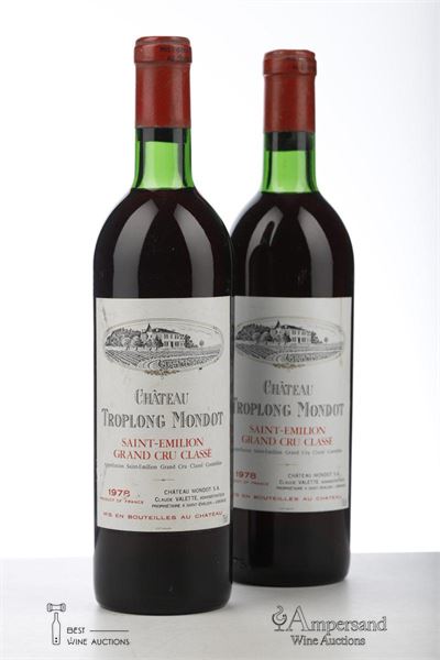TROPLONG MONDOT 1978 - Mc - 2 Bottles