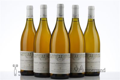 PULIGNY MONTRACHET LES CHAMPS GAINS 1995 - Michel Bouzereau - 6 Bottles