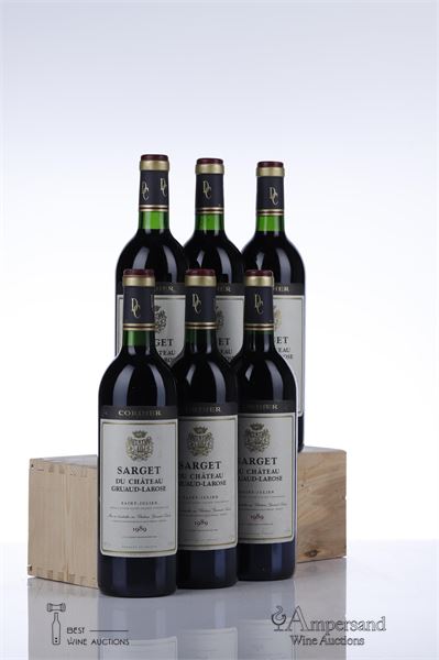 SARGET DE GRUAUD LAROSE 1989 - 6 Bottles