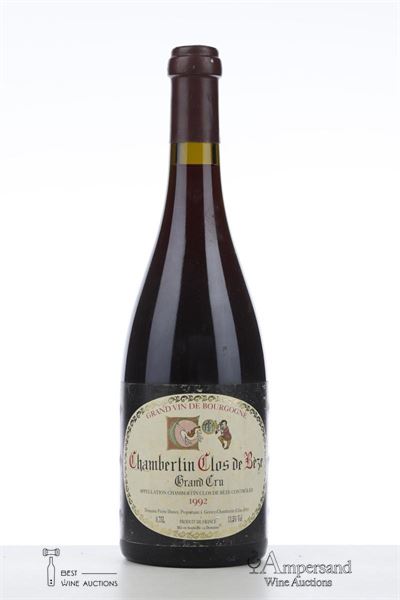 CHAMBERTIN CLOS DE BEZE 1992 - Pierre Damoy - 1 Bottle