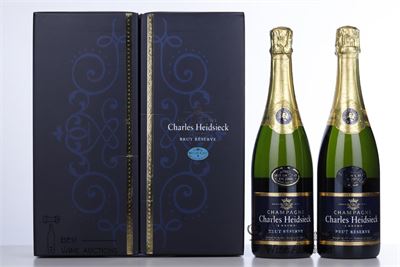 CHARLES HEIDSIECK  BRUT RESERVEE 2000 - Charles Heidsieck - 2 Bottles - Oc 3