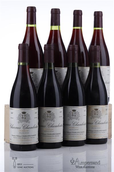 CHARMES CHAMBERTIN 1987 - Charlopin - 8 Bottles