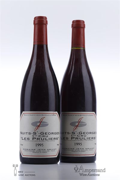 NUITS ST GEORGES LES PRULIERS 1995 - Jean Grivot - 2 Bottles