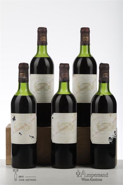 MARGAUX 1975 - Mc - 5 Bottles