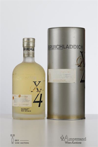 BRUICHLADDICH X4  - Quadruple Distilled  - 3 aged years - Alc 63,5% 1 Bottle