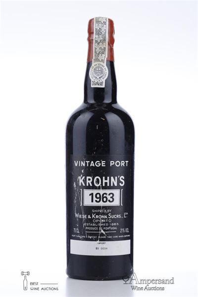 KROHN VINTAGE PORT 1963 - Krohn - 1 Bottle