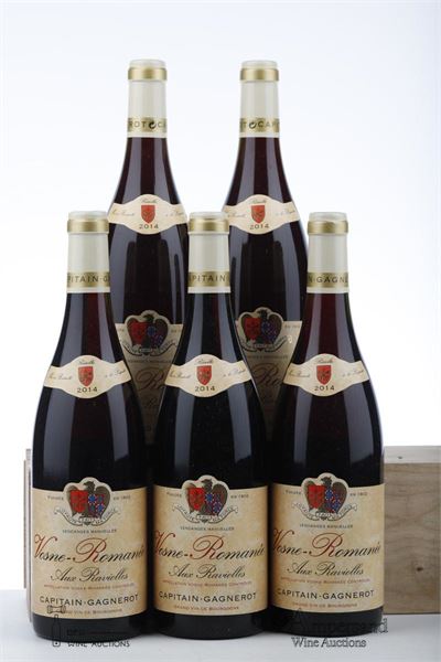 VOSNE ROMANEE AUX RAVIOLLES 2014 - Capitain Gagnerot - 5 Bottles