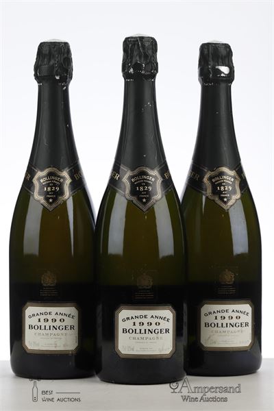 BOLLINGER GRANDE ANNEE 1990 - Bollinger - 3 Bottles